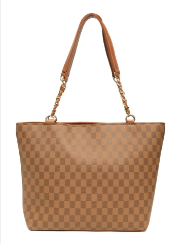 Chess Turkish – Women’s Checkered Shoulder Handbag