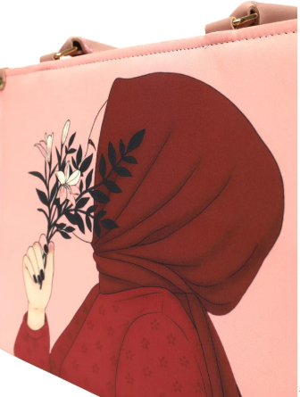 Hijab Bag – Printed Shoulder Tote Bag for Women