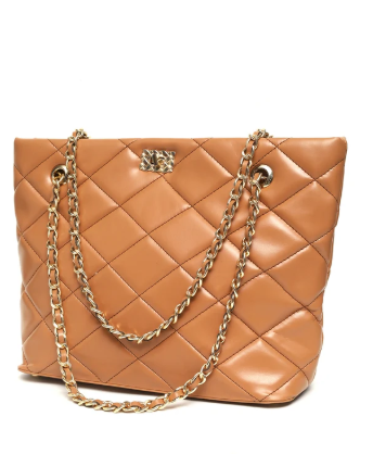 Cross Stitch Handbag - Quilted Shoulder Bag