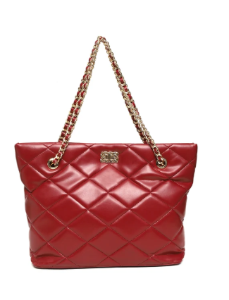 Cross Stitch Handbag - Quilted Shoulder Bag